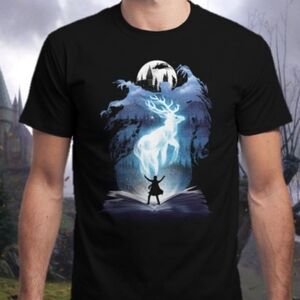 Men's Unisex L Prisoner of Azkaban Harry Potter 3rd Book of Magic T-Shirt Tee